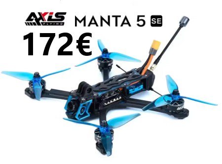 Drone FPV Axisflying Manta 5 SE …