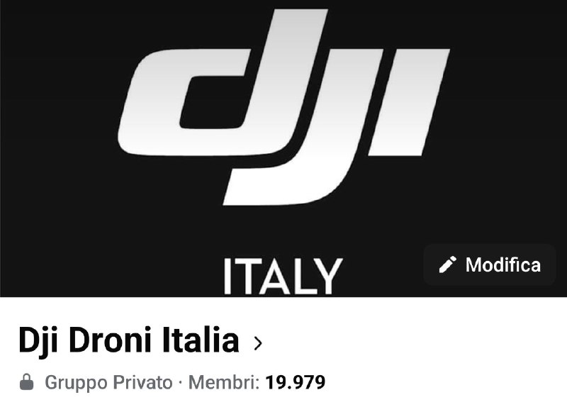 Gruppo Facebook DJI Droni Italia