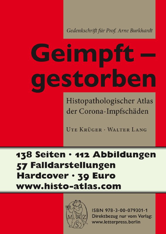 **Geimpft - gestorben. Histopathologischer Atlas der …