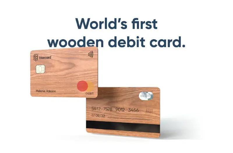 Grab your wooden debit card.