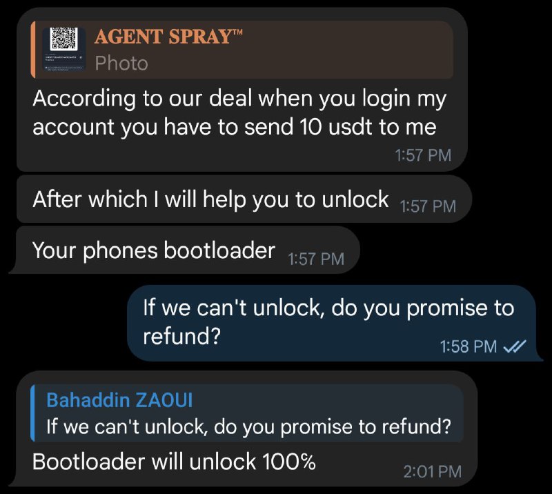 Be aware of the scammer in …