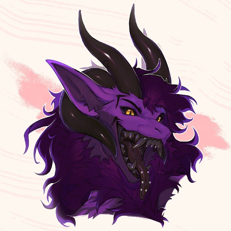 Headshot commission for poofmonster ***💜***