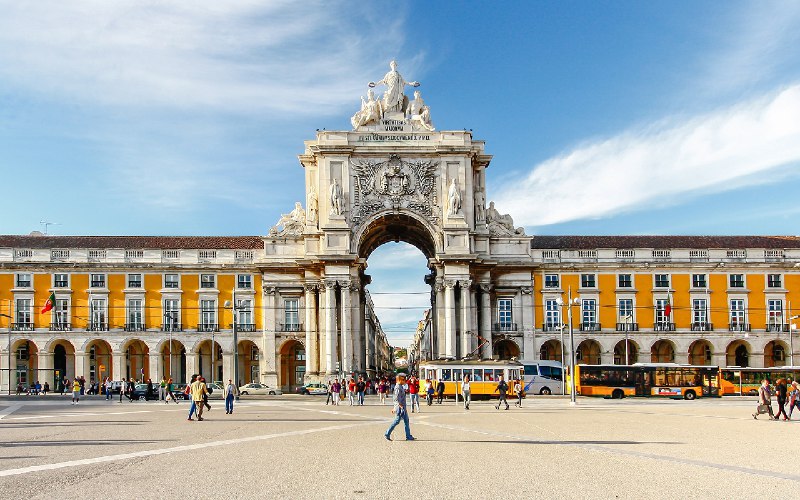 Praça do Comércio, Portekiz.