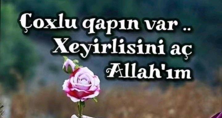 Sabahlarınız xeyirlərə açılsın inşallah***✨***