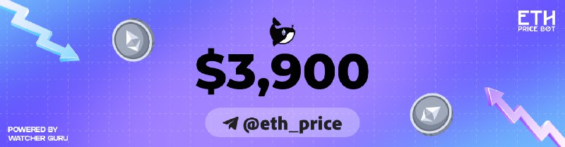 *****🟢***** **$3,900** [**@eth\_price**](https://t.me/eth_price)