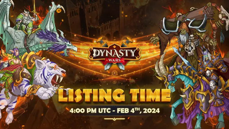 **Dynasty Wars Listing Announcement** ***🥳***