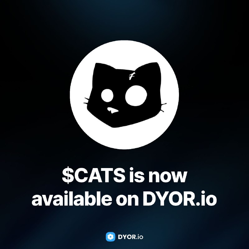 ***🤴*** $CATS **доступен на** [DYOR.io](https://dyor.io/ru/token/EQA3AshPEVly8wQ6mZincrKC_CkJSKXqqjyg0VMsVjF_CATS) **и …