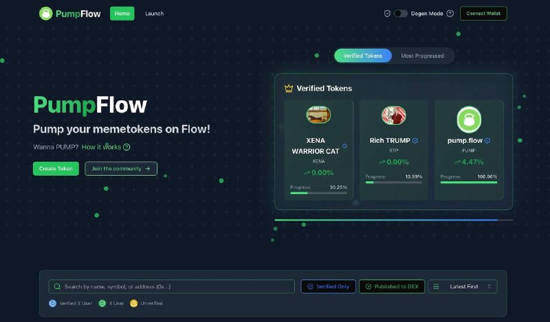 ***⚡️*****На блокчейне Flow запущена платформа PumpFlow …