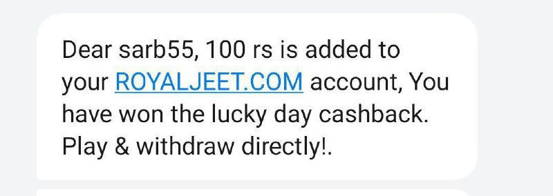 *****?***Check Royaljeet Account Lucky User's Ko …