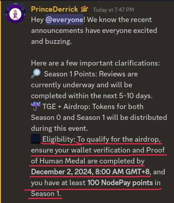 [#NODEPAY](?q=%23NODEPAY) Eligibility Update ***😎***