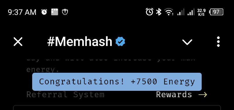 **Again MemeHash Code 7,500 Energy