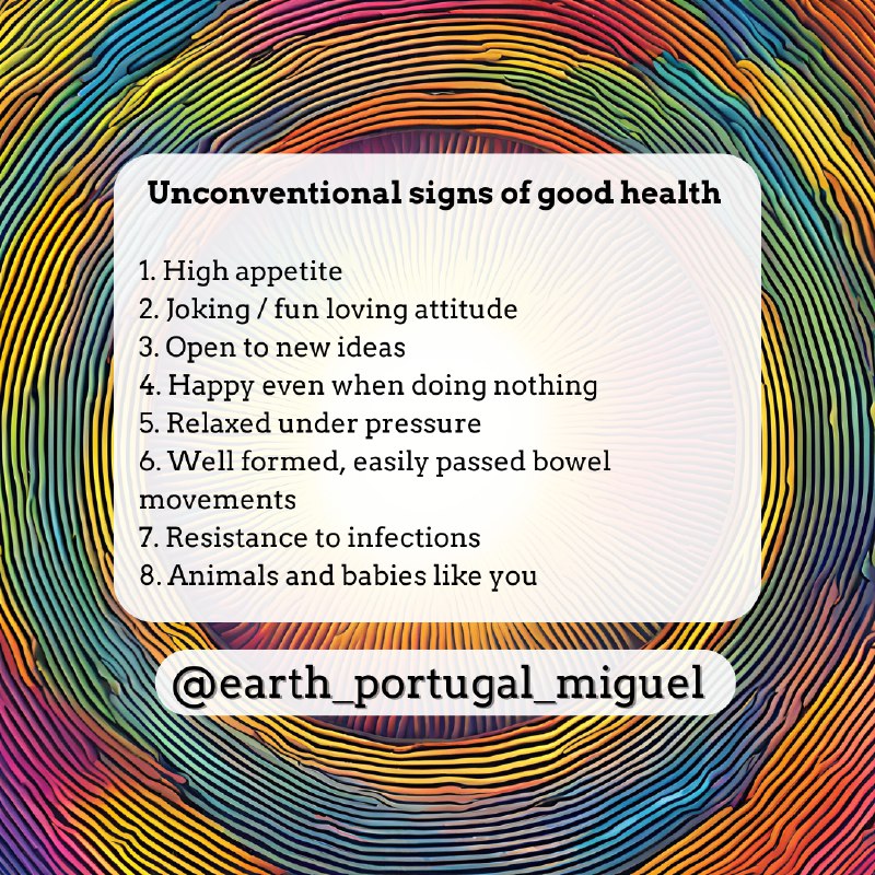 8 Unconventional signs of good health