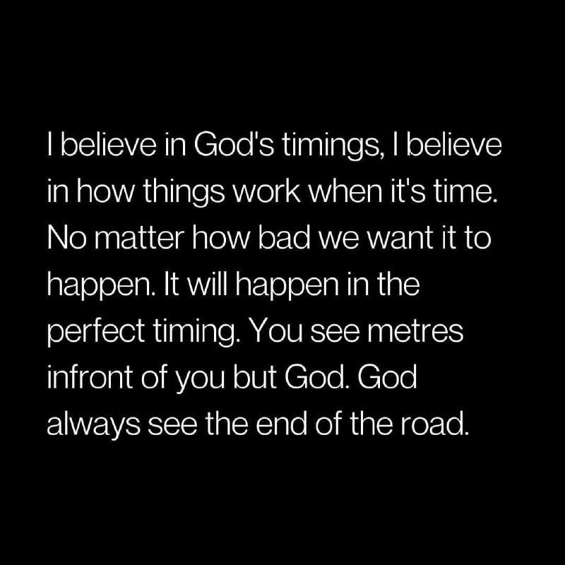 Everything happens in it's divine timing …