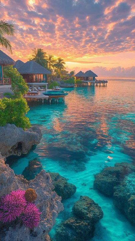 Beautiful Sunset in Bora Bora ***✨***