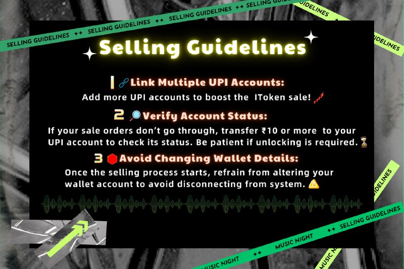 ***‼️*** **Selling Guidelines**