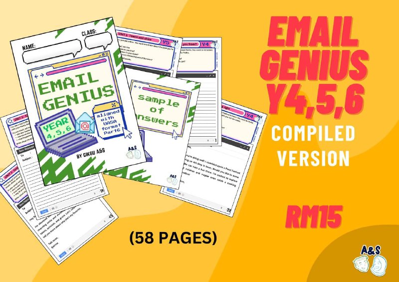 **EMAIL GENIUS BY CIKGU A&amp;S**