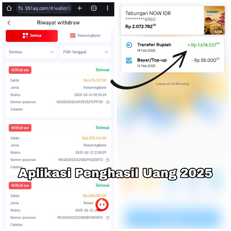 ***✅*** REKOMENDASI APLIKASI PENGHASIL UANG