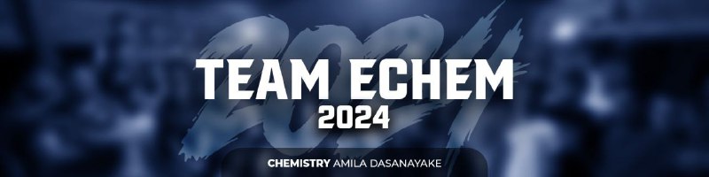 ***🔻*****Team ECHEM '24** ***❗️***