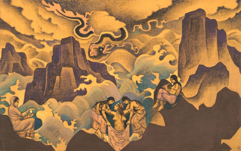 Nicholas Roerich: Serpent of Wisdom, 1924