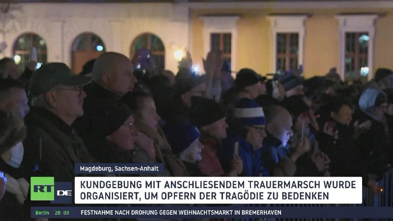 Magdeburg: Kundgebung und Trauermarsch für die …