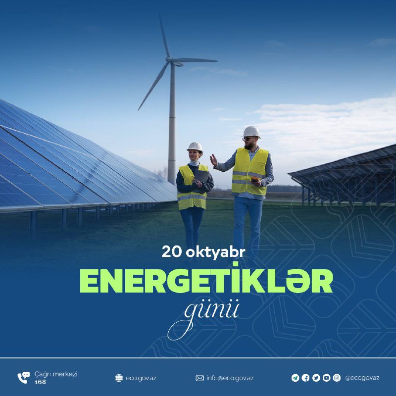 Peşə bayramı münasibətilə bütün energetikləri təbrik …