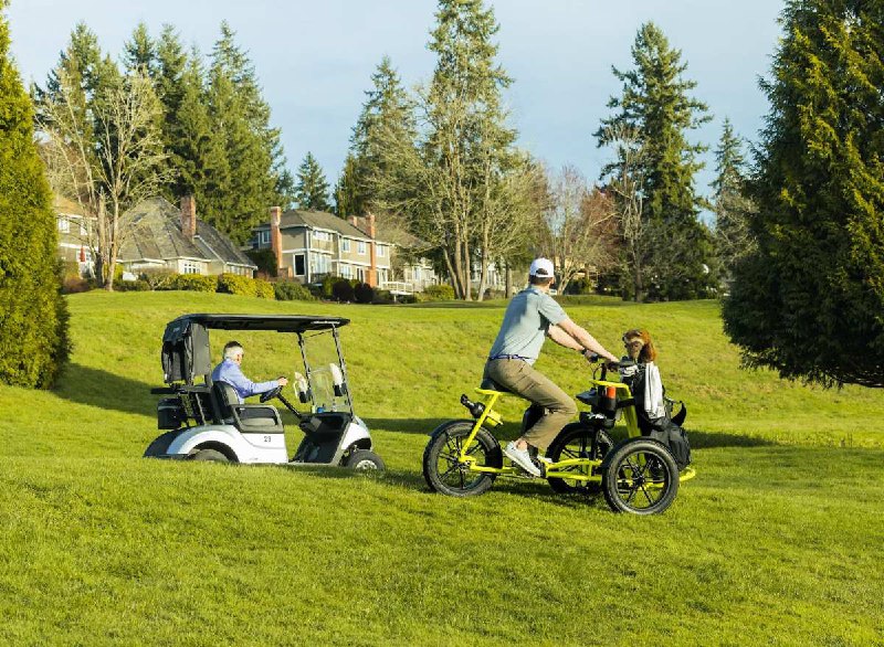 Fairway Bike 3-wheeler, la bici eléctrica diseñada por y para golfistas.