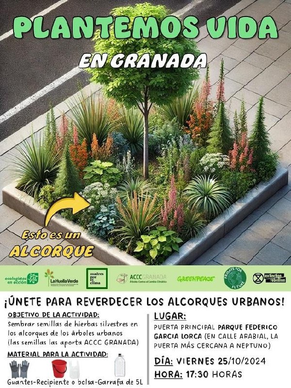 ***🌲******🌿*** Plantemos vida en Granada, reverdecer …