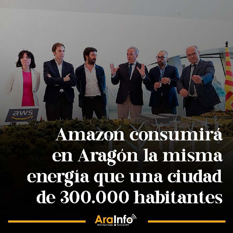 **AMAZON CONSUMIRÁ EN ARAGÓN LA MISMA …