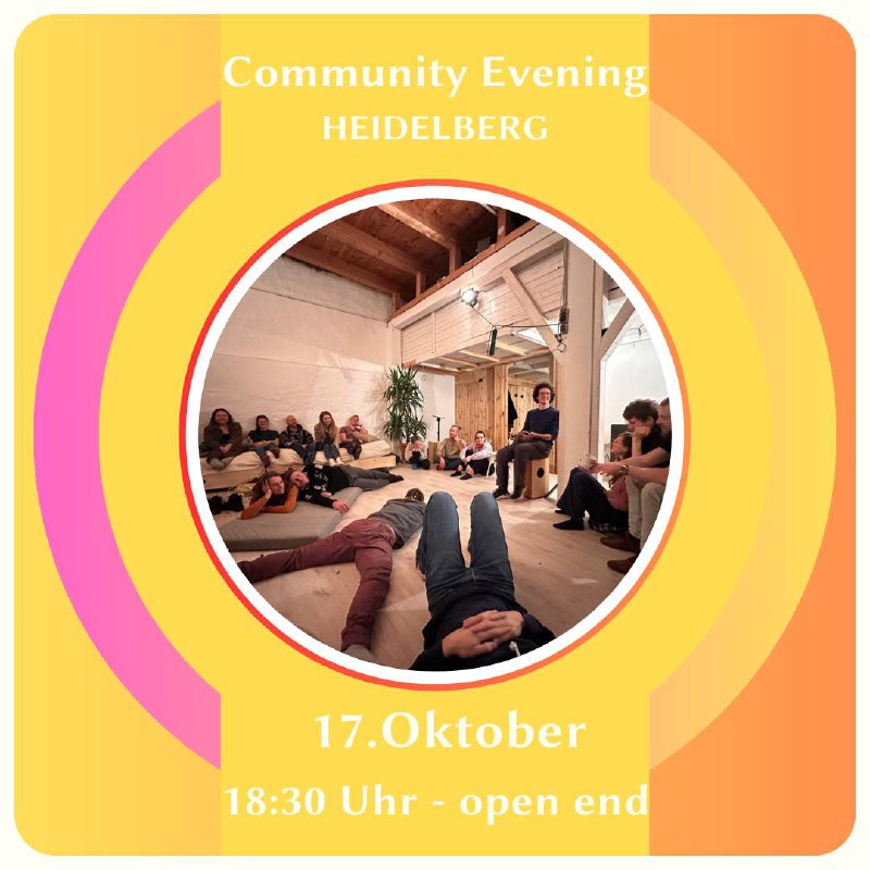 - Community Abend 17.10. mit DIR …