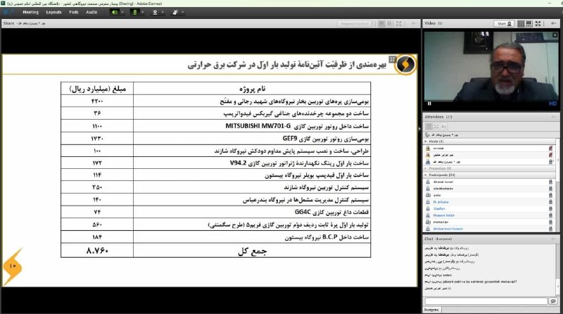 ***🌐*** برگزاری وبینار معرفی صنعت نیروگاهی …