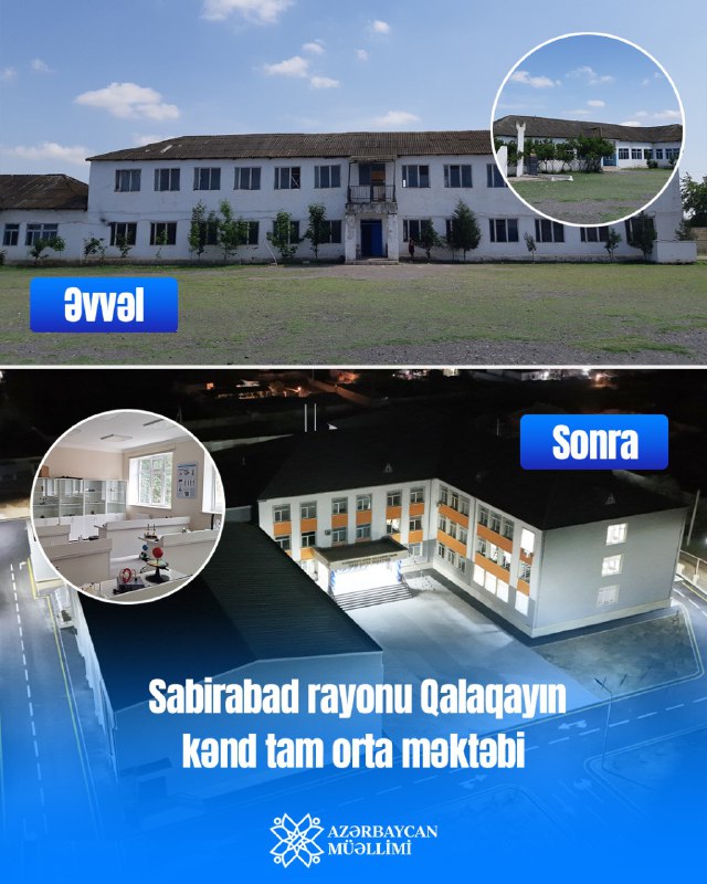 "Yenilənən məktəblər" adlı rubrika çərçivəsində Sabirabad …