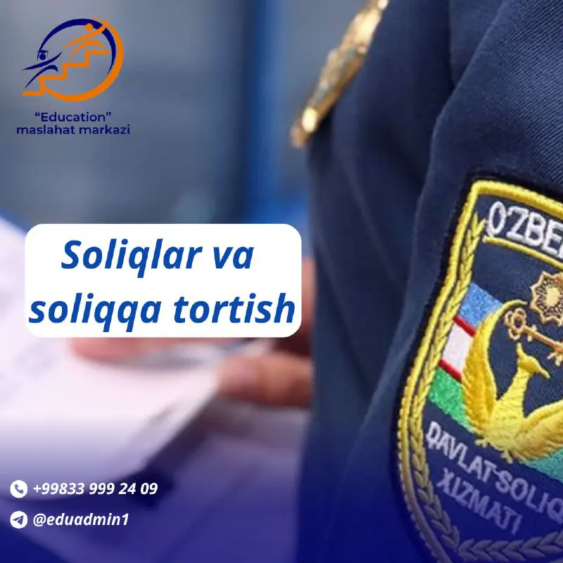 **Soliqlar va soliqqa tortish yo‘nalishi**Talabalar ushbu …