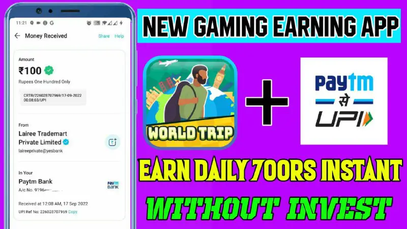 **New Gaming Earning App Earn Daily …