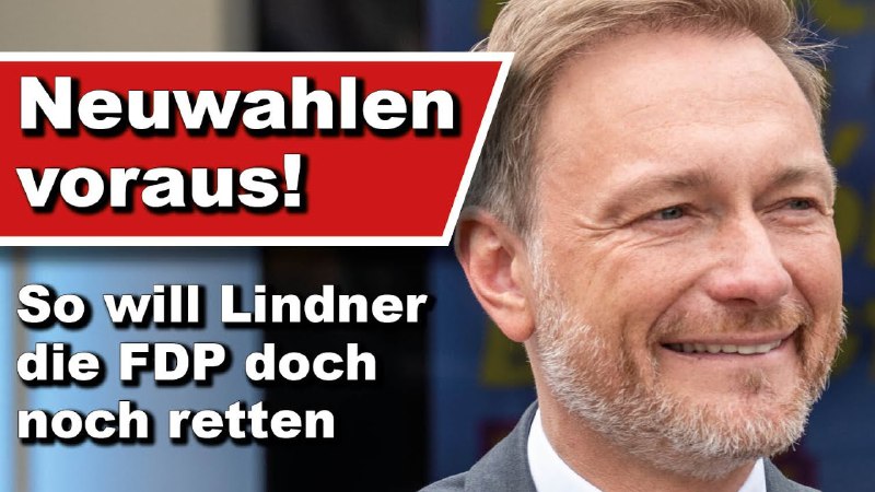 Neuwahlen voraus! So will Lindner die …