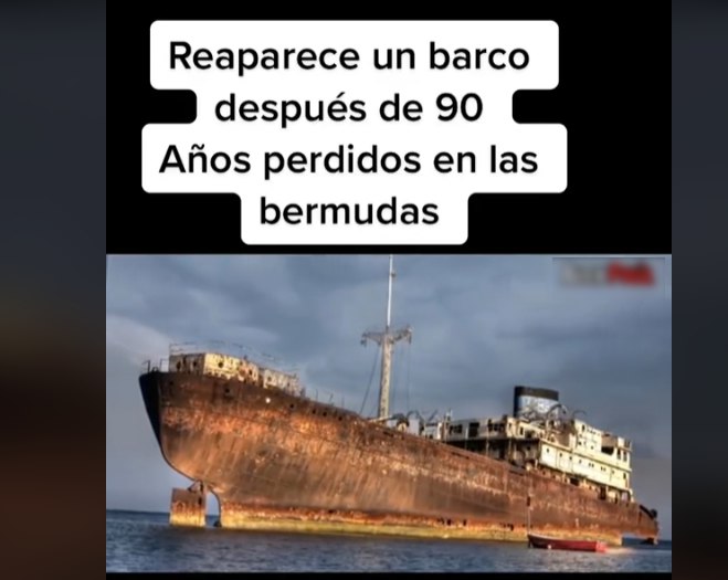 Navio reaparece 90 anos depois de …