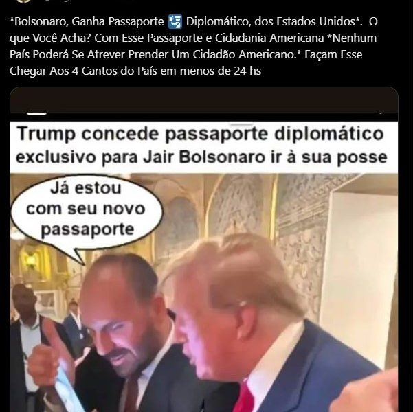 Donald Trump concedeu passaporte diplomático para …