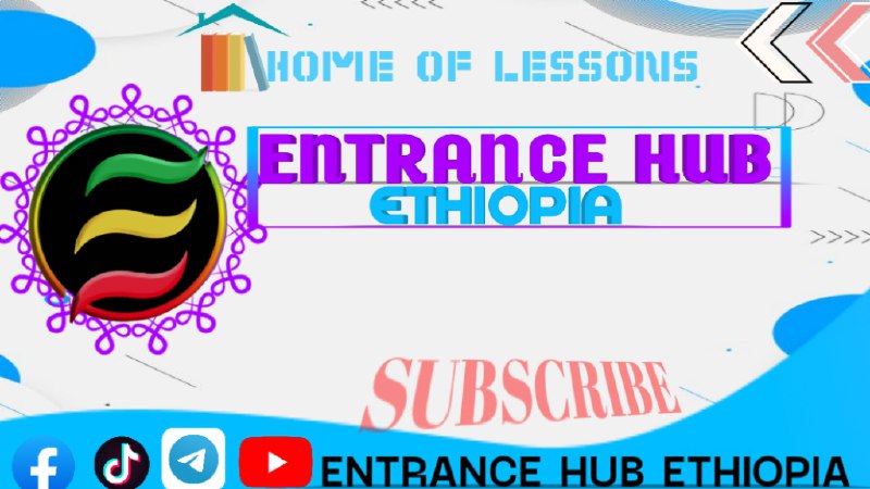 ***♾***የENTRANCE HUB ETHIOPIA ቤተሰብ ሆነዋል?