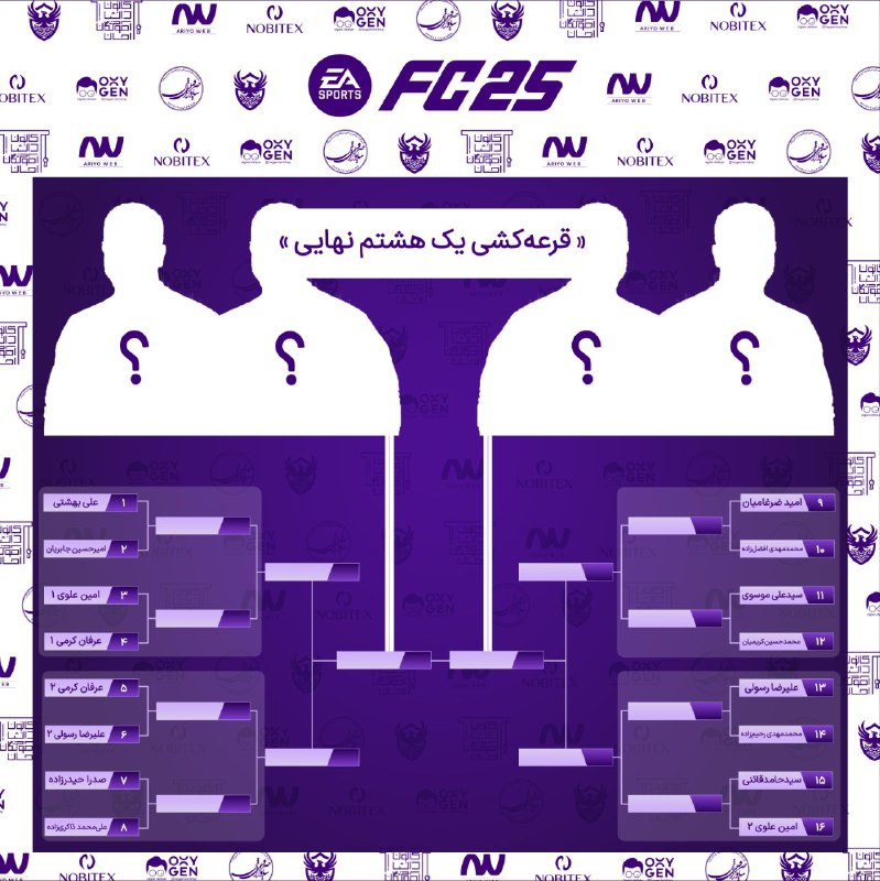 جدول یک هشتم نهایی ...
