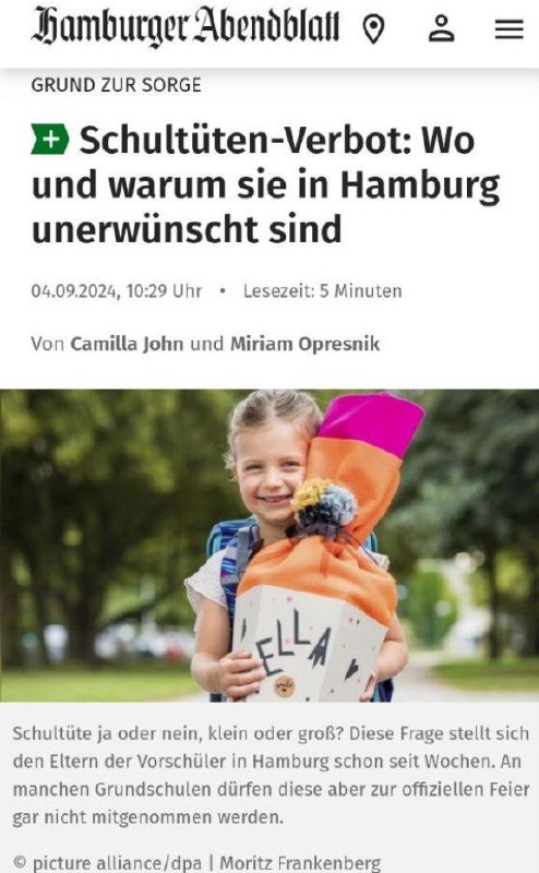 Die Schultüte Traditionen und Bräuche in …