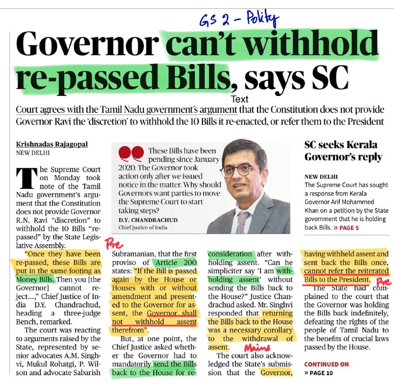 Governor can’t withhold re­passed Bills, says …