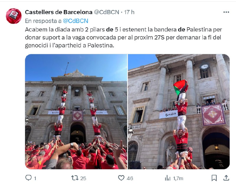 ***?***Castellers de Barcelona donant suport a …