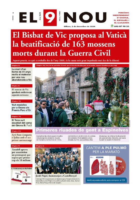 ***📰*** La portada d'EL 9 NOU …