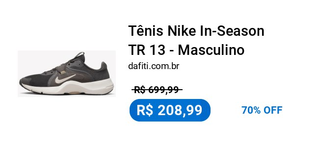 **[Parcelado] Tênis Nike In-Season TR 13 …