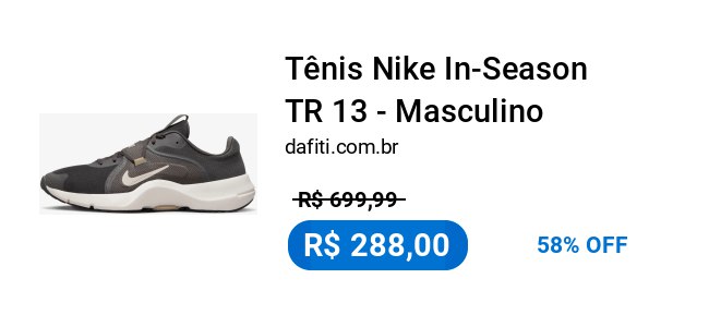 **[Parcelado] Tênis Nike In-Season TR 13 …