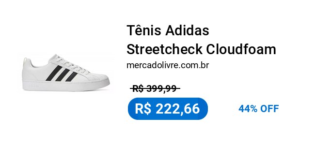 **[Parcelado] Tênis Adidas Streetcheck Cloudfoam Court …