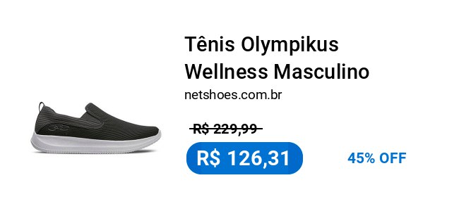 **[Parcelado] Tênis Olympikus Wellness Masculino**