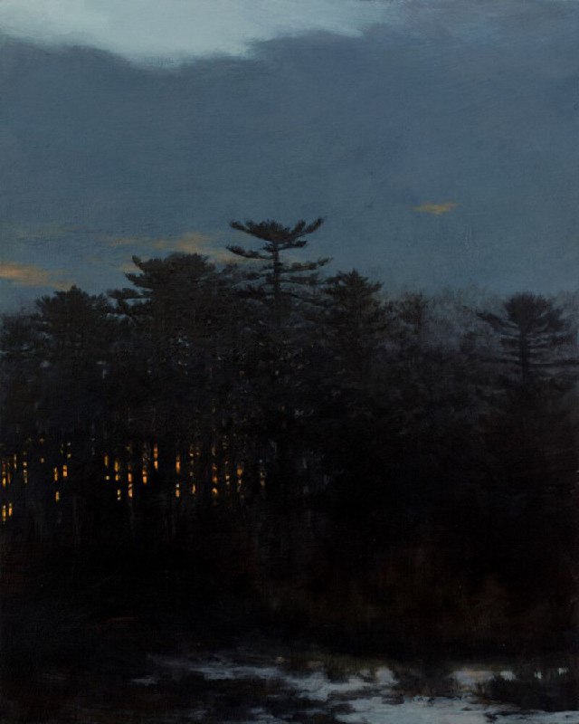 Dozier Bell, Field's Edge, Twilight, 2017