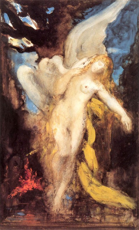 Gustave Moreau, Leda, 1880