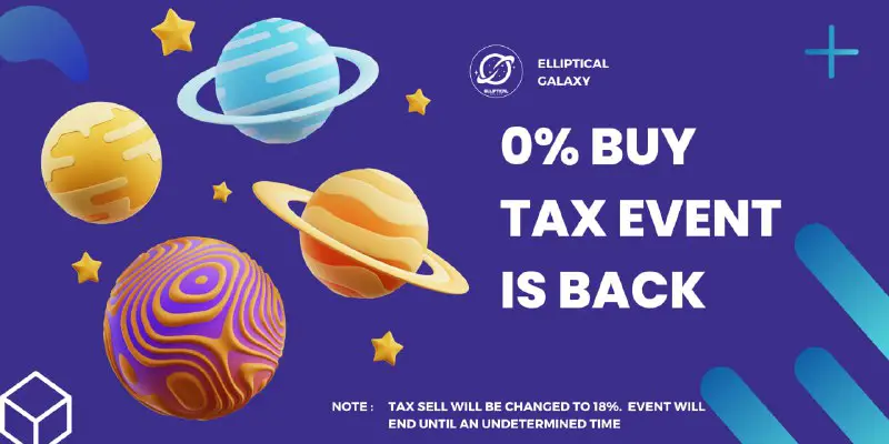 0% TAX BUY event is back. …