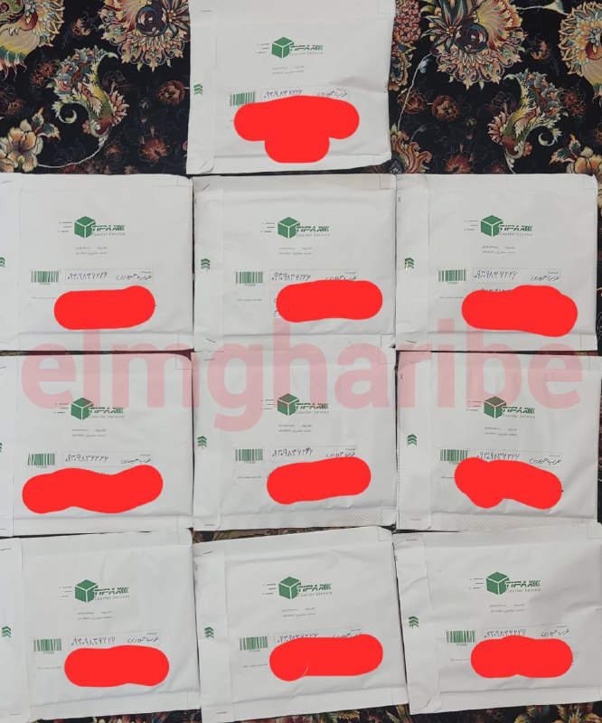 ***?***سفارش های زیر امروز ارسال شدن